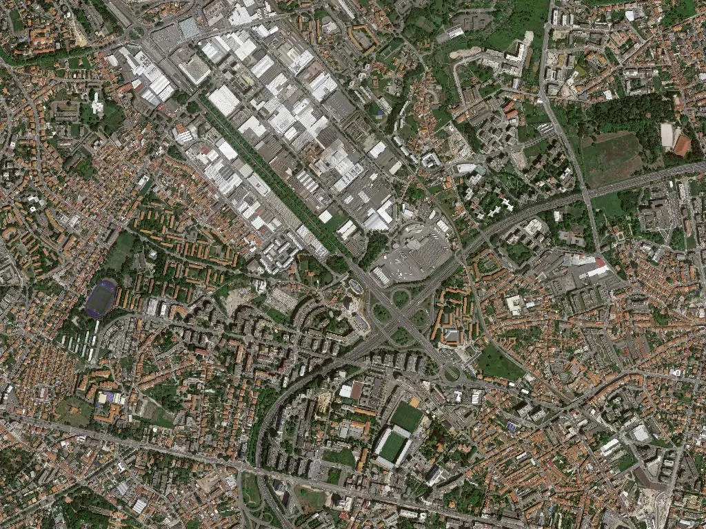 Vista aerea de Ramalde